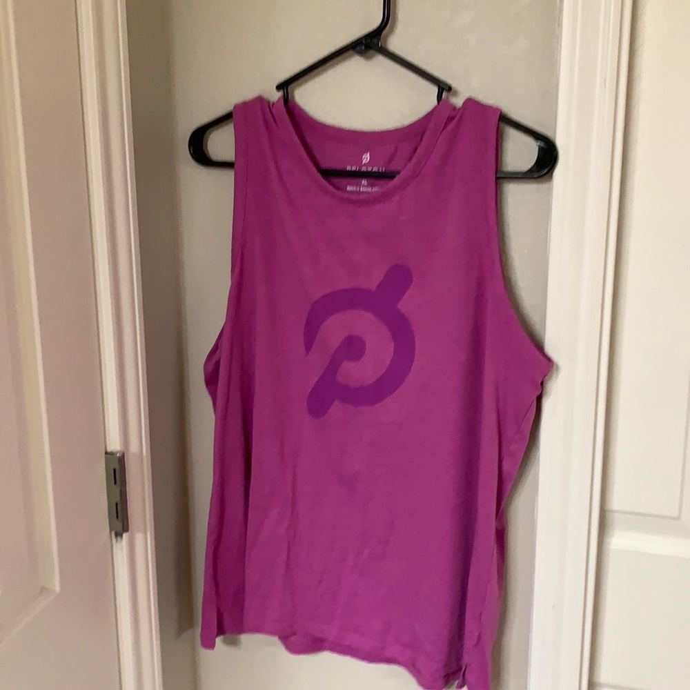 Pink Peloton tank